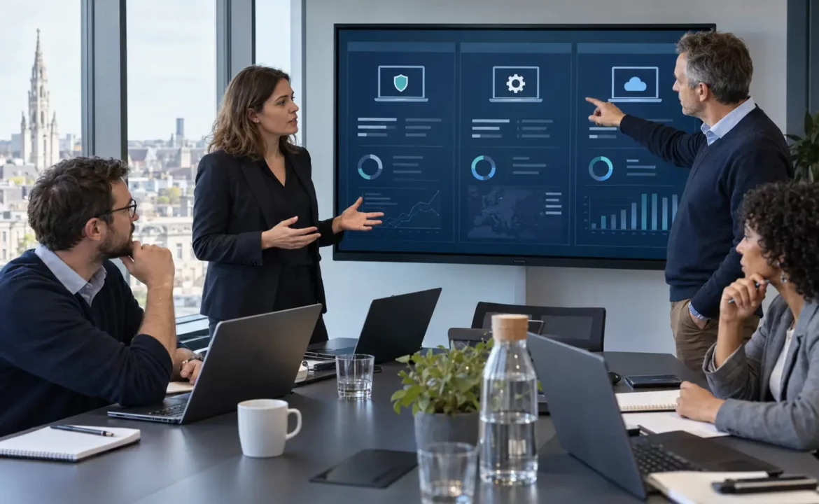 Équipe belge comparant trois modèles Microsoft Defender pour ses terminaux