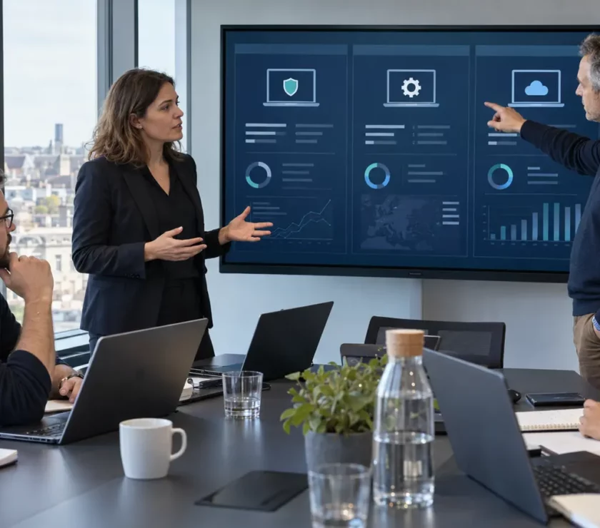 Équipe belge comparant trois modèles Microsoft Defender pour ses terminaux