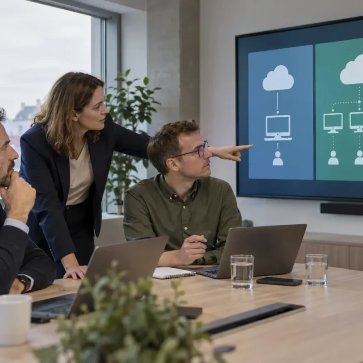 Poste de travail distant en Belgique : équipe comparant Windows 365, Azure Virtual Desktop et RDS